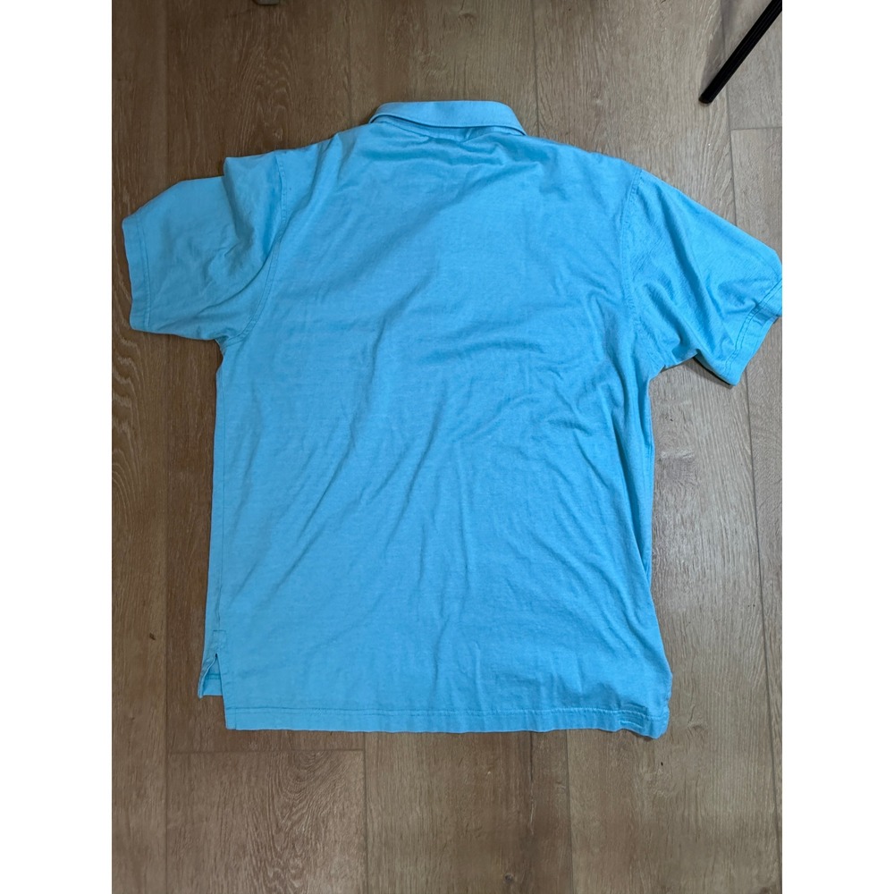Peter Millar Riviera Country Club Polo Shirt Mens Small‎ Light Blue Striped Golf - Picture 3 of 11